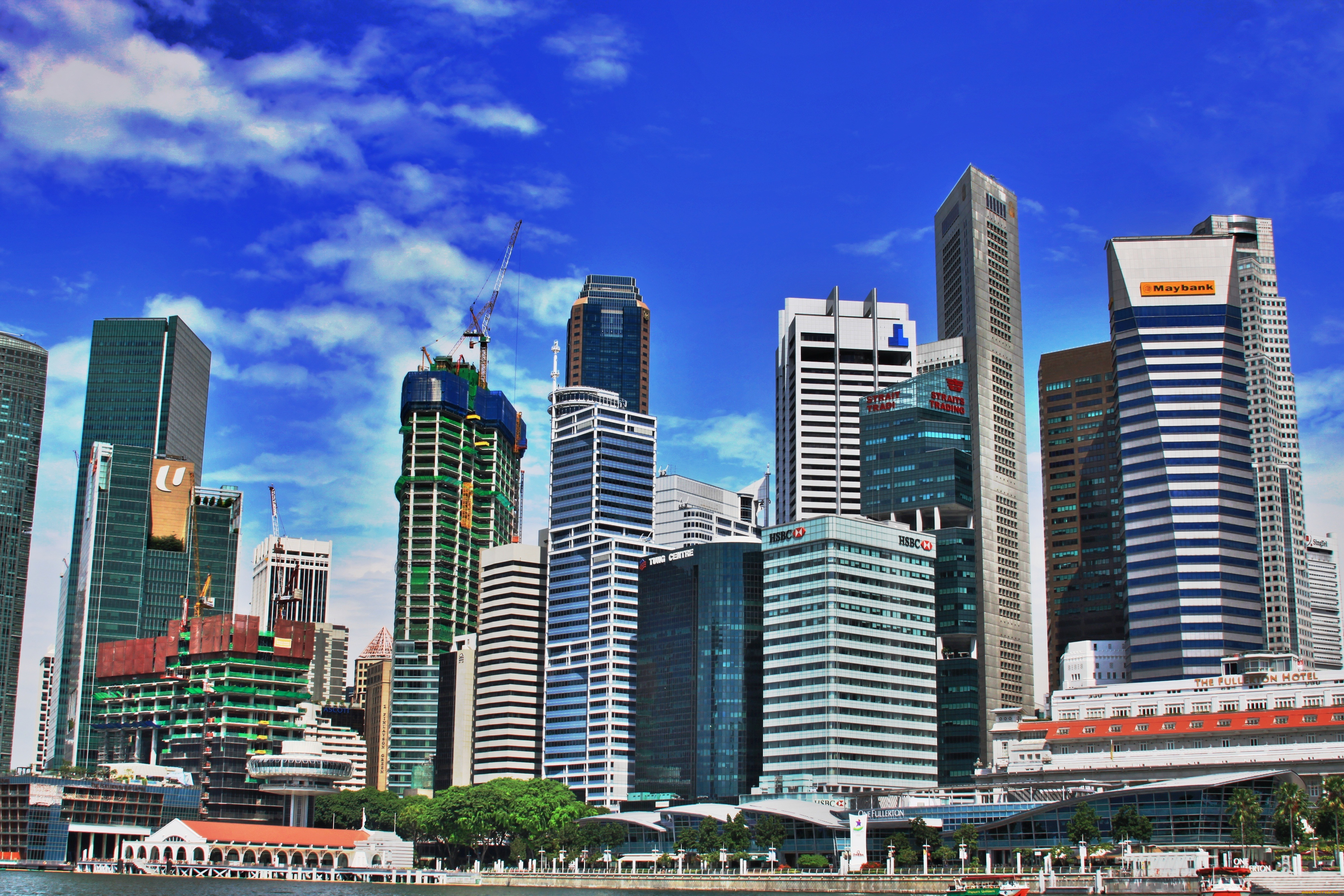 Фото сингапура небоскребы